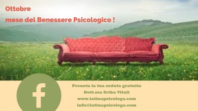 Ottobre: mese del benessere psicologico !